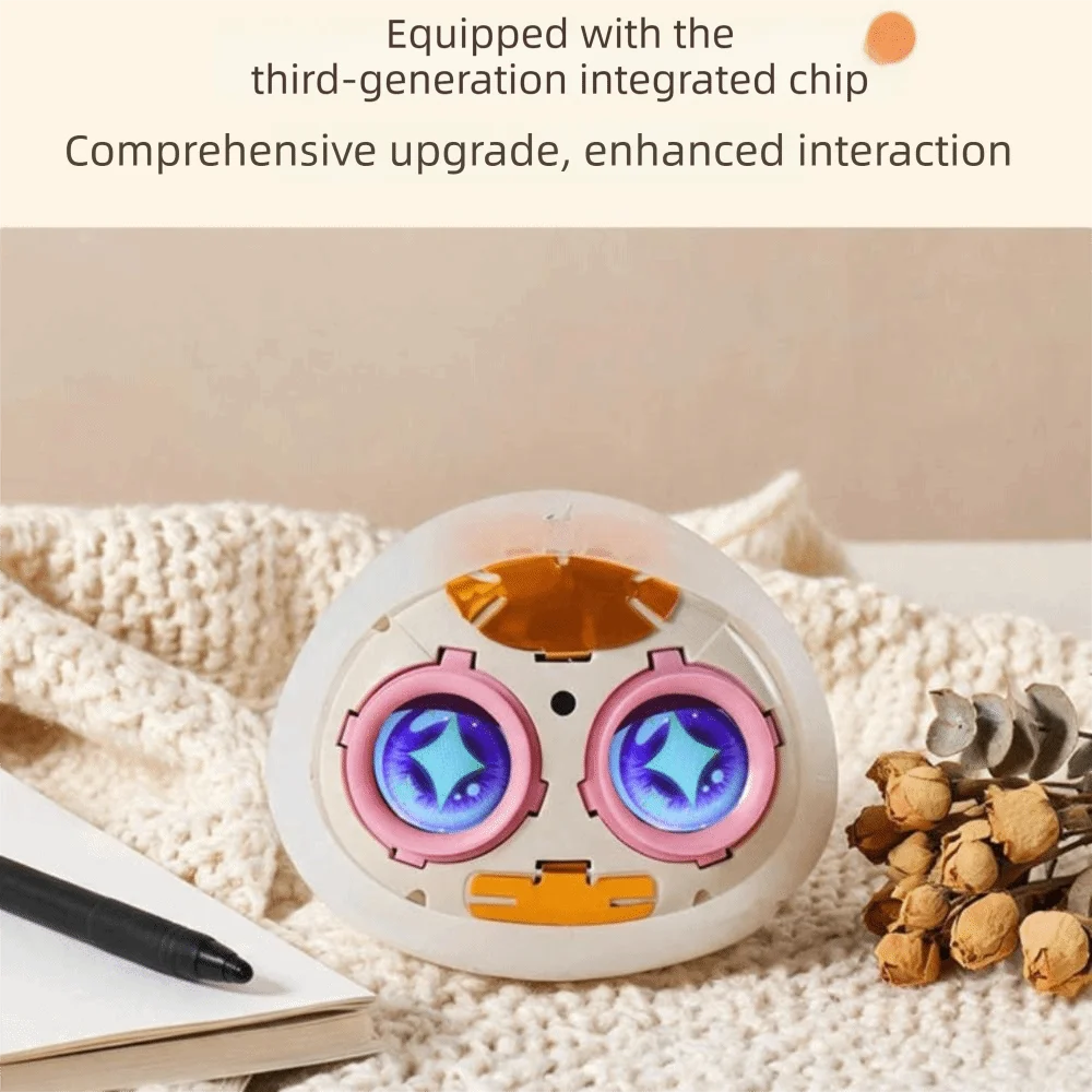 66 Languages Interactive AI Companion Pendant Interactive Talking Cute Design AI Cat Keychain Soft Emotional Support