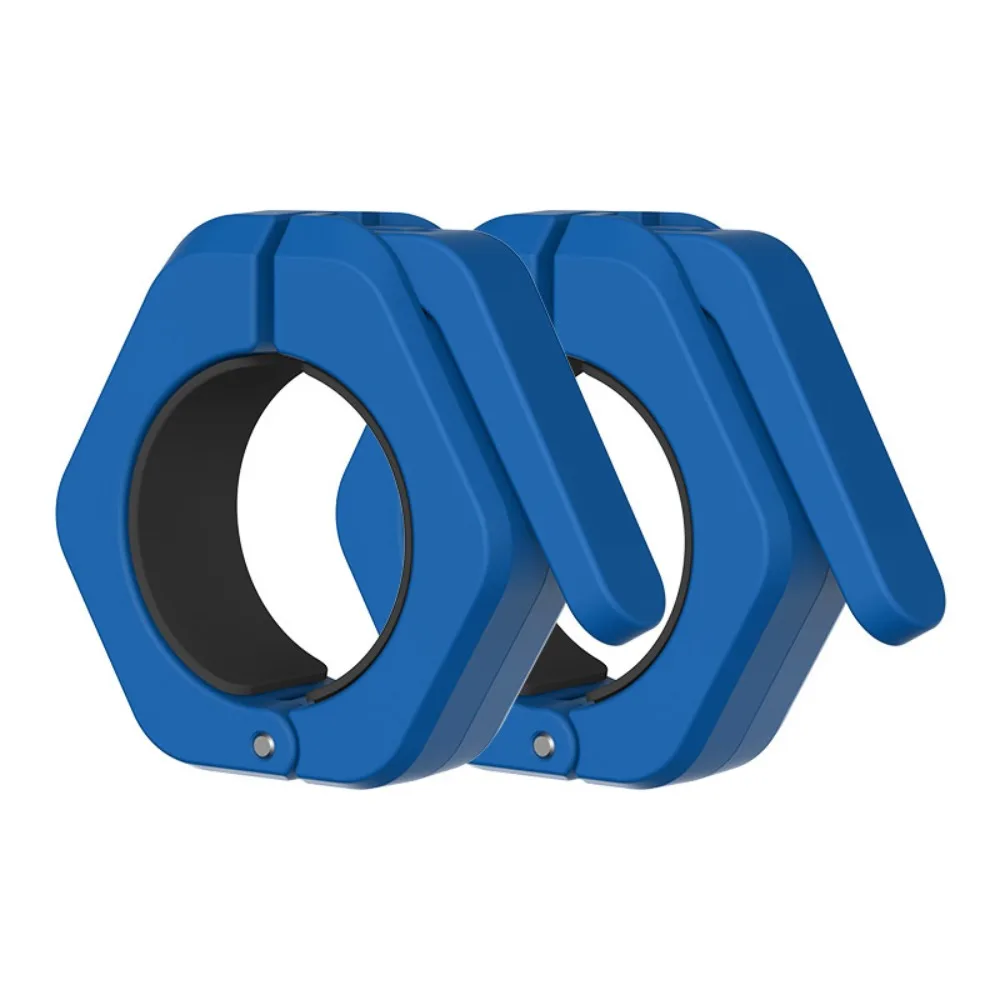 

Magnetic Weightlifting Barbell Clamps Hexagon Deadlift Barbell Spin Lock Stable Universal Barbell Collars Trap Bar