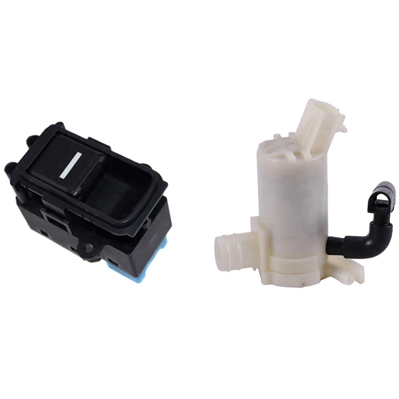 2 Pcs Car Accessories: 1 Pcs Windshield Washer Pump 76846-TA0-A01 & 1 Pcs Car Power Window Control Switch