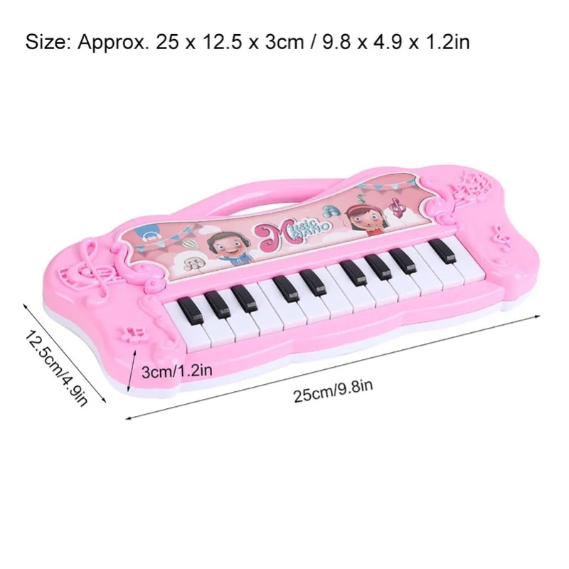Electronic Piano Toy Baby Children Early Educational Childhood Music Toy Girl GiftPink