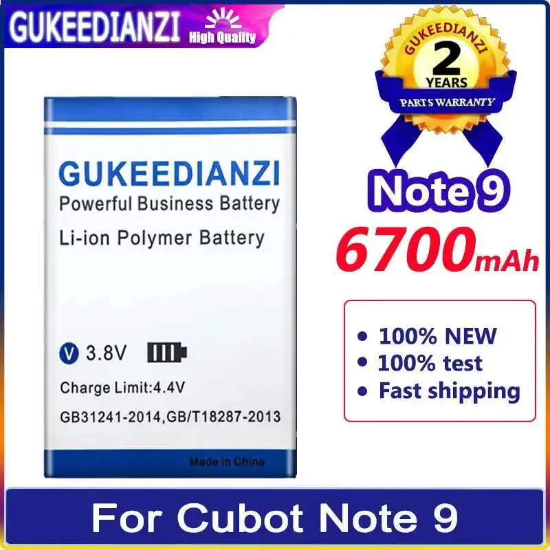 

For Cubot Note9 Note 9 C11 Stable 6700Mah Mobile Phone Battery