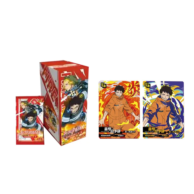 Fire Force kyou Collection Cards Booster Boxgame per bambini di compleanno che giocano a carte