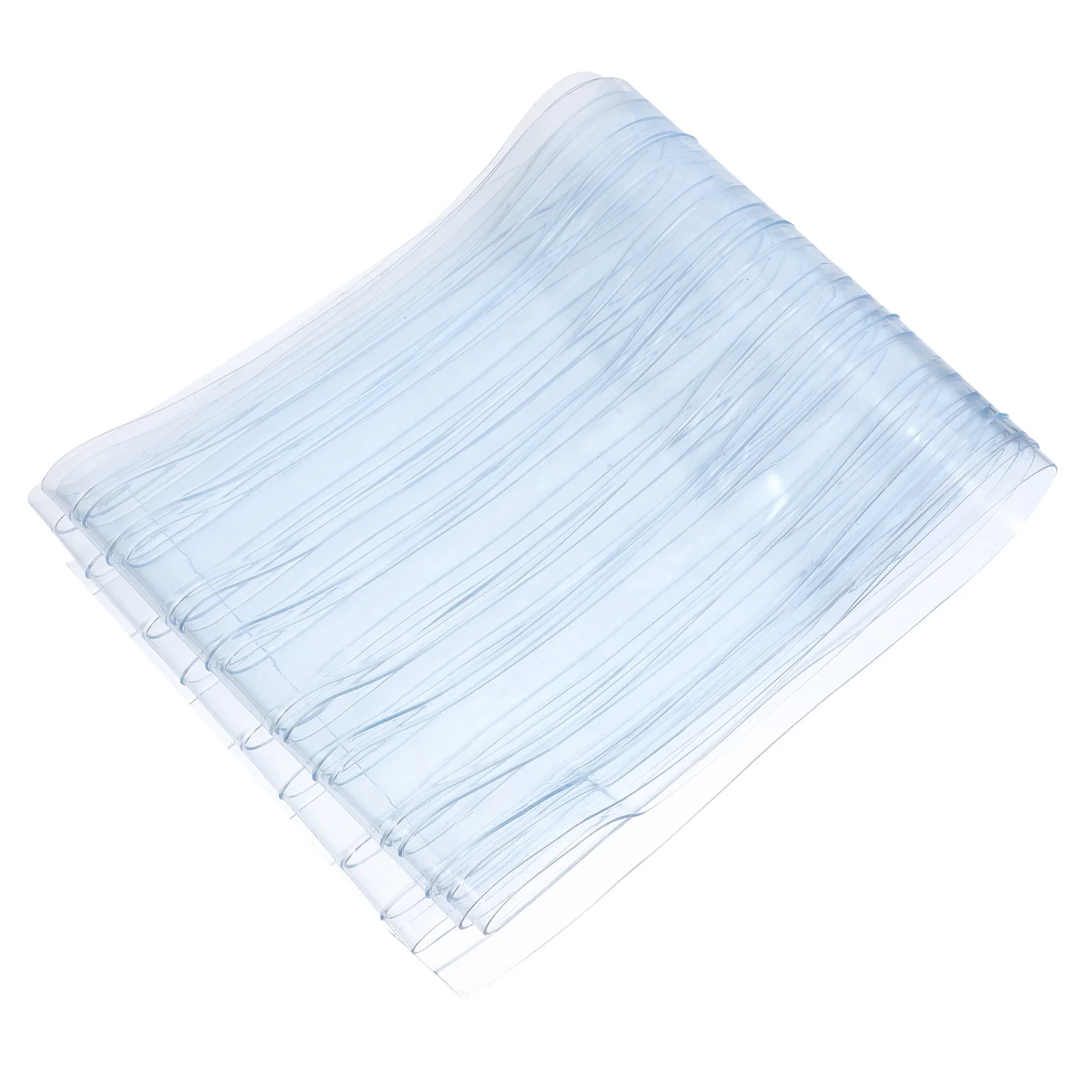

PVC Dog Curtain Sky-blue Replacement Strips Door Drape Clear Transparent Pet Doorway Curtains Divider Fits Doorway Sizes