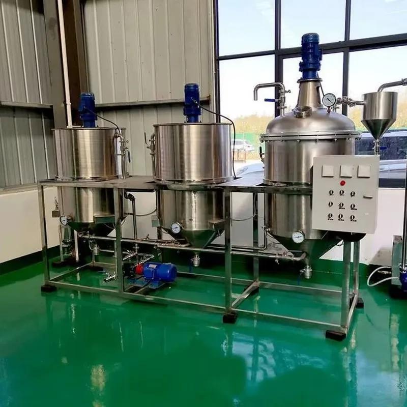 Commercial Small Size Oil Refinery Machine Deodorization Machine Edible Oil Refinery Plant for All Seeds Crude Oil Refining