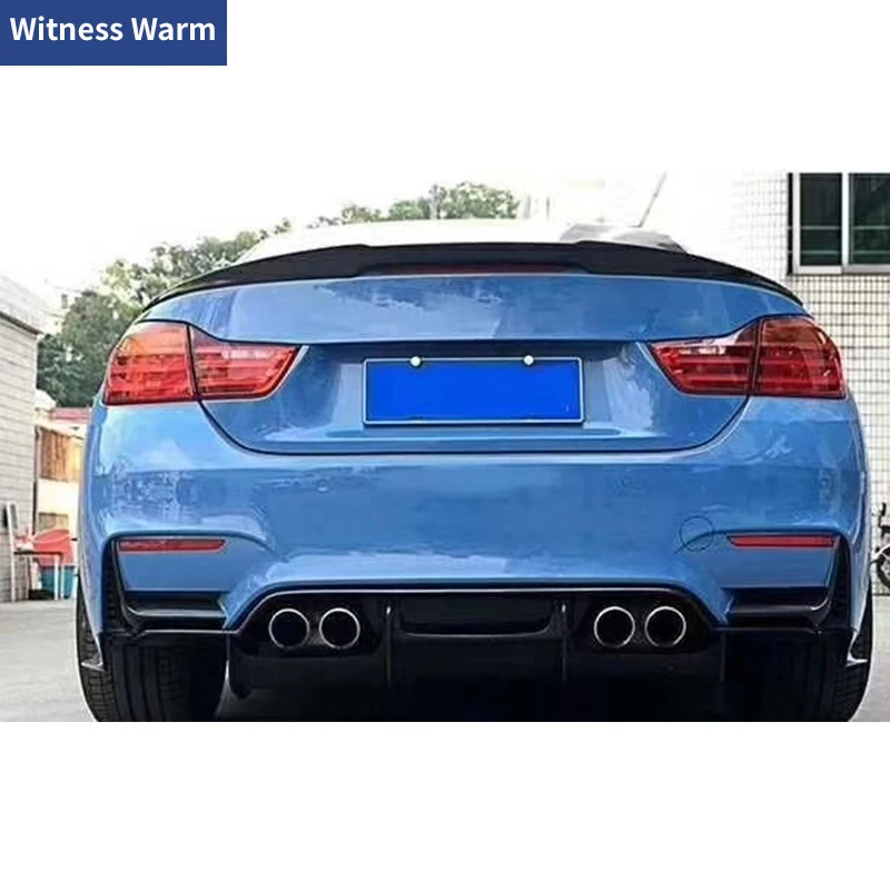 Car Rear wrap angle Bumper Aprons Side Splitter For BMW M3 F80 M4 F82 F83 Body Kit 2015-2019 Carbon Fiber/FRP