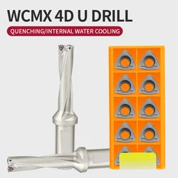 Broca Indexable 4D WC, 1 piezas, C20, C25, C20-4D15-63WC03, WC05, WC04, WC06, WC08, CNC, 13mm-40mm, alta calidad