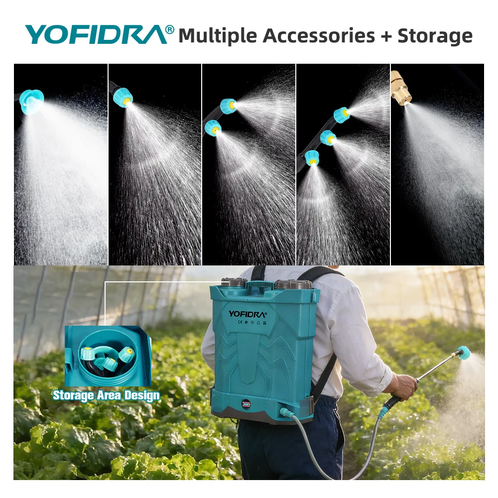 

Электрический опрыскиватель высокого давления 20 л, полностью автоматический, ранцевый, с литиевой батареей, для сельского хозяйства и садоводства