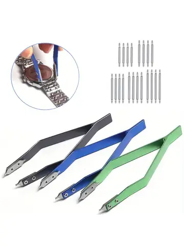 Watch Spring Bar Plier Tool Kit Spring Bar Tweezer Tool For Watch Wrist Bands Strap Removal Repair Fix Set