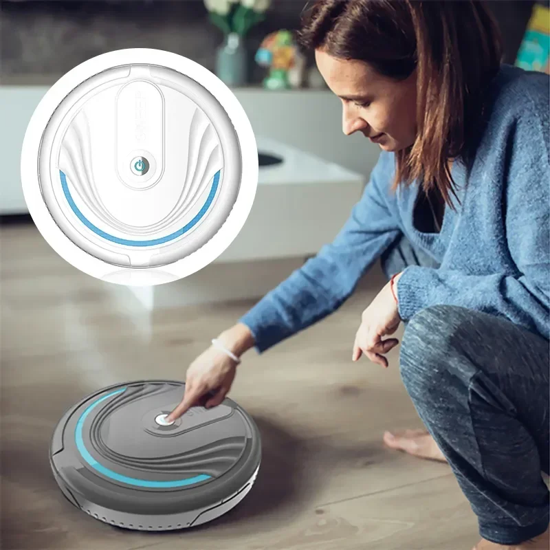 New Intelligent Sweeping Robot Vacuum Cleaner Wet and Dry Mopping Charging Automatic Cleaning Robot Multiple Cleaning Modes