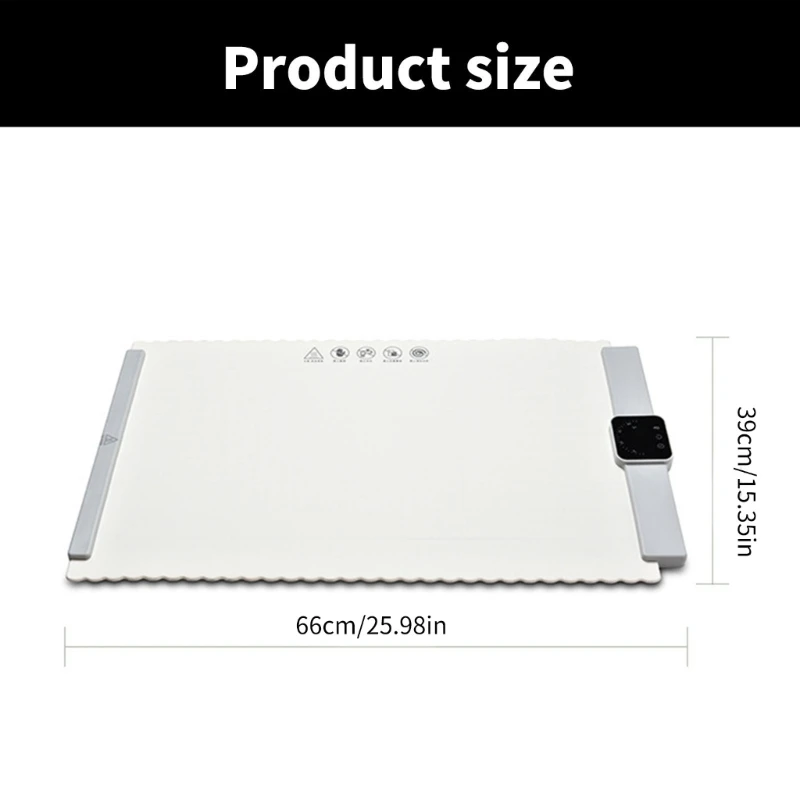 가열 패드 접이식 음식 따뜻하게 플레이트 다양한 테이블 918D용 실리콘 가열 패드