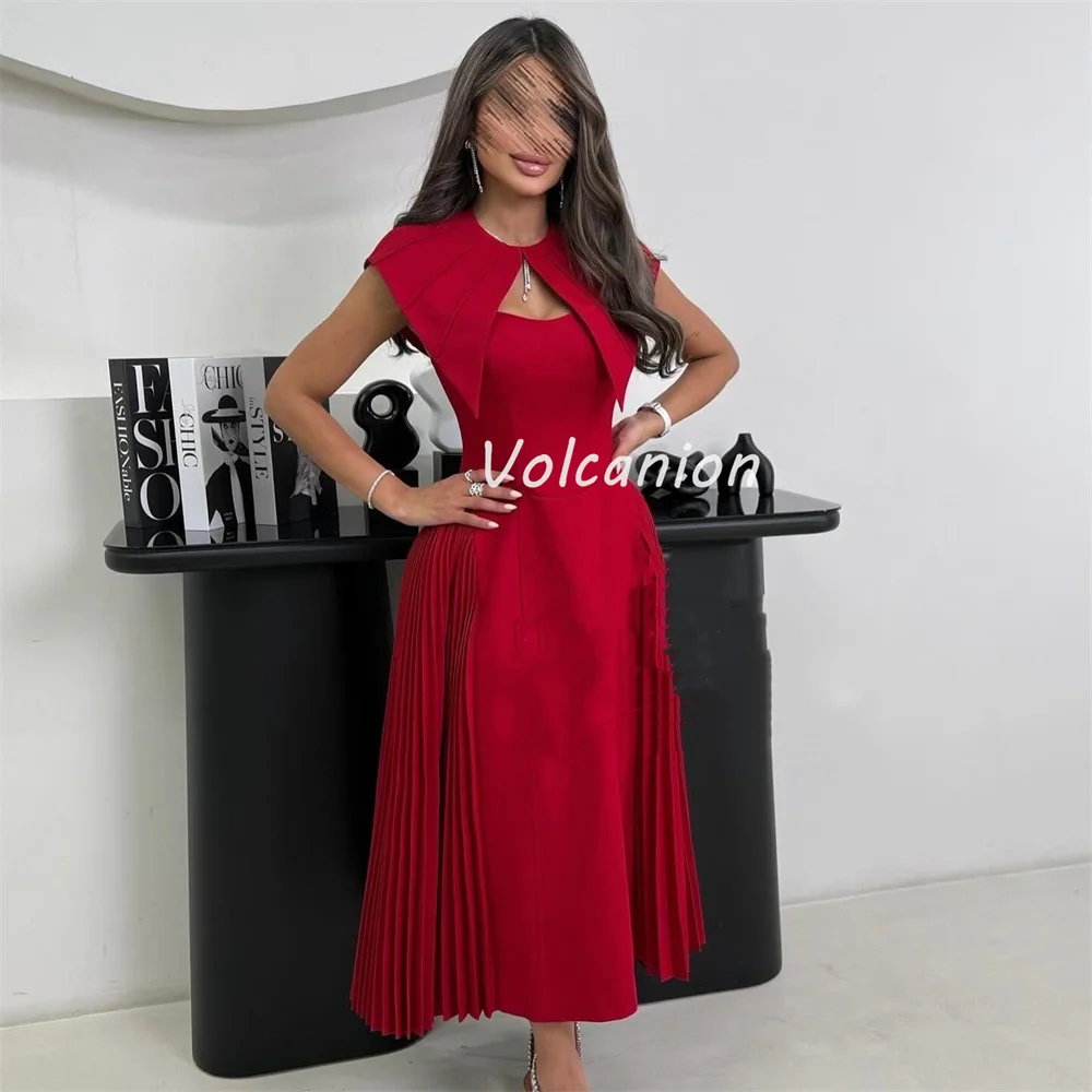 Доступны размеры по индивидуальному заказу. Сексуальный трикотаж со складками и драпировкой. Прямой овальный вырез. Платья чайной длины. Платья для особых случаев на заказ. Высокое качество.