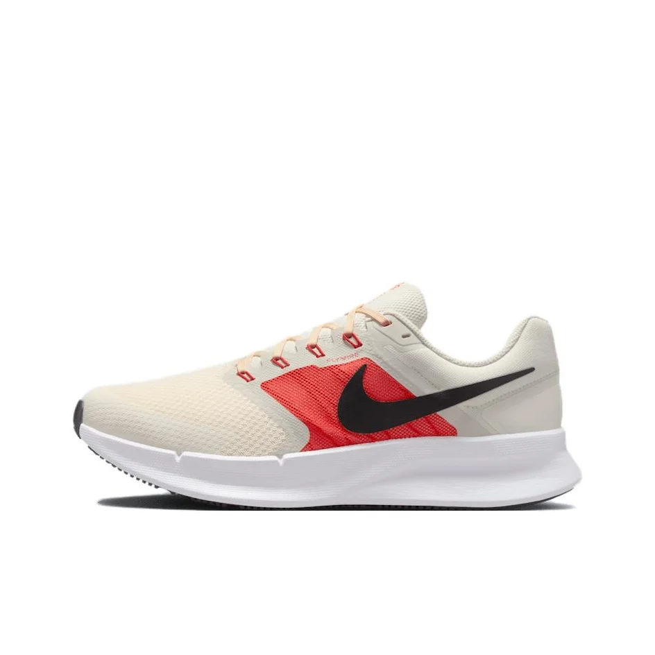 

Nike Run Swift 3 Abrasion Resistant Breathable Low top Casual City Commuting Running Shoes Men's Beige Red DR2695-107