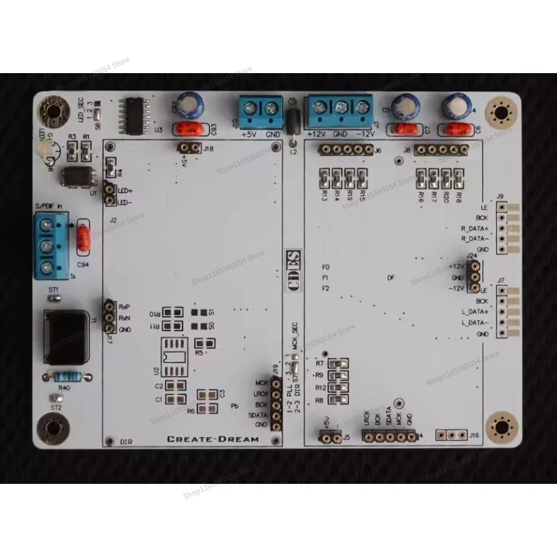 For TDA1540 Driver Board, Support 256FS 384Fs I2S Input