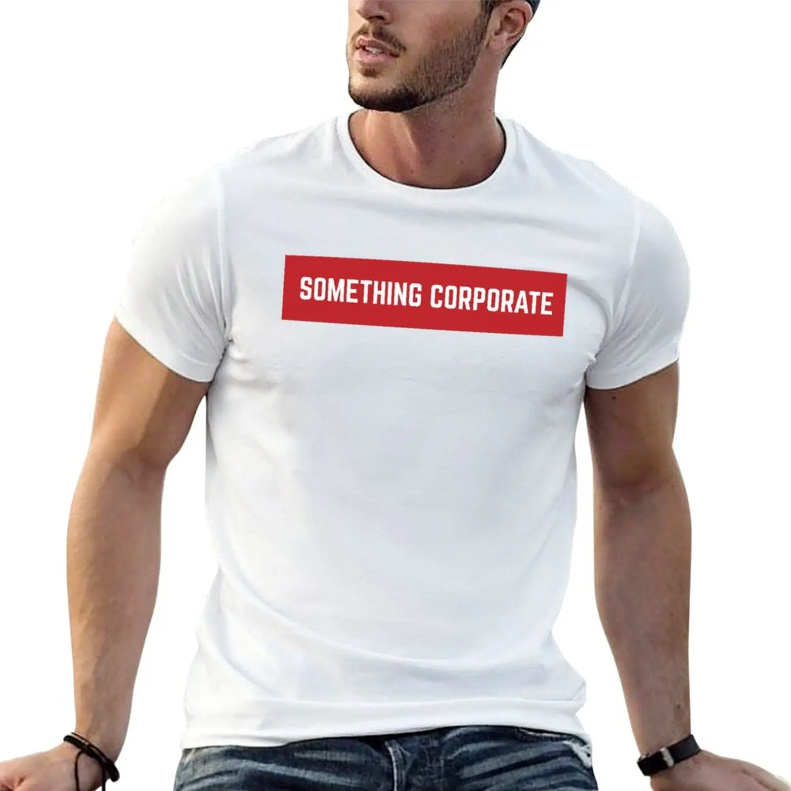 Something Corporate Rock Band T-Shirt summer 2026 graphic tee shirt mens graphic t-shirts