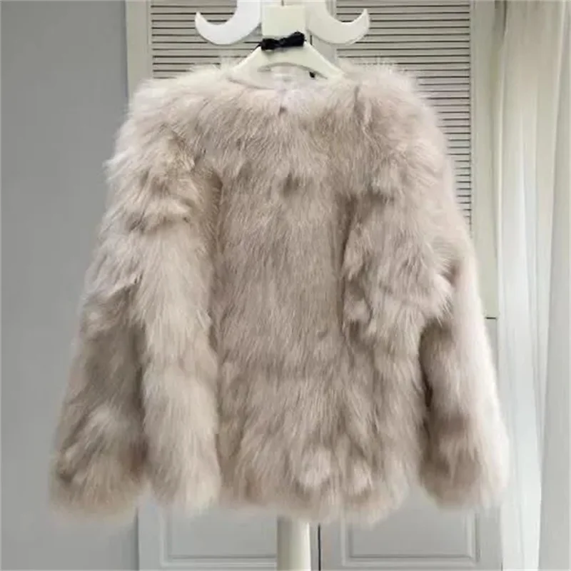 Small fragrance style Imitation Fur Coat 2026 Autumn Winter New Korean version Short Warm Thick Socialite Women's Jackets