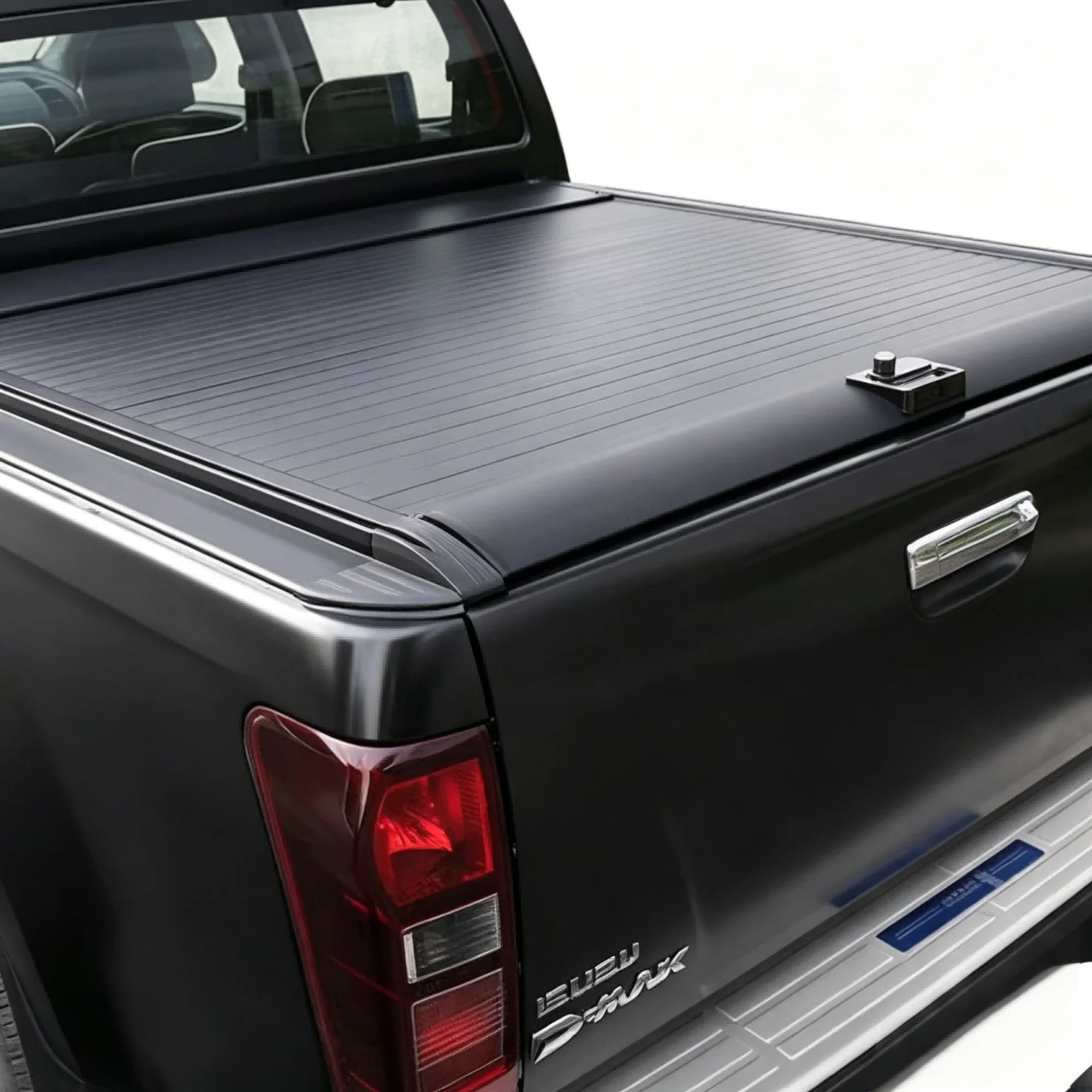 Dream Car Aluminum Retractable Roll-Up Locking Tonneau Cover Waterproof Universal Fit Pickup Truck Bed Cover