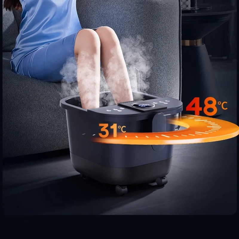 Pediluvio elettrico con secchio per ammollo dei piedi Supor con massaggio riscaldato, bagno terapeutico a temperatura costante