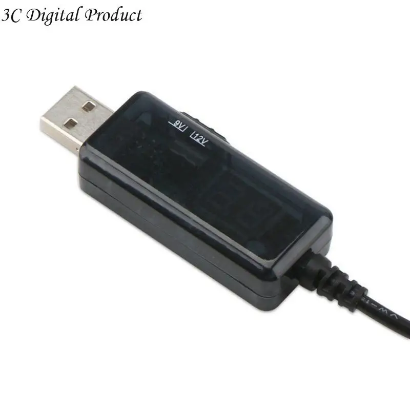Convertidores voltajes USB 5V 9V 12V Línea regulador potencia paso para cámara enrutadores Q84A
