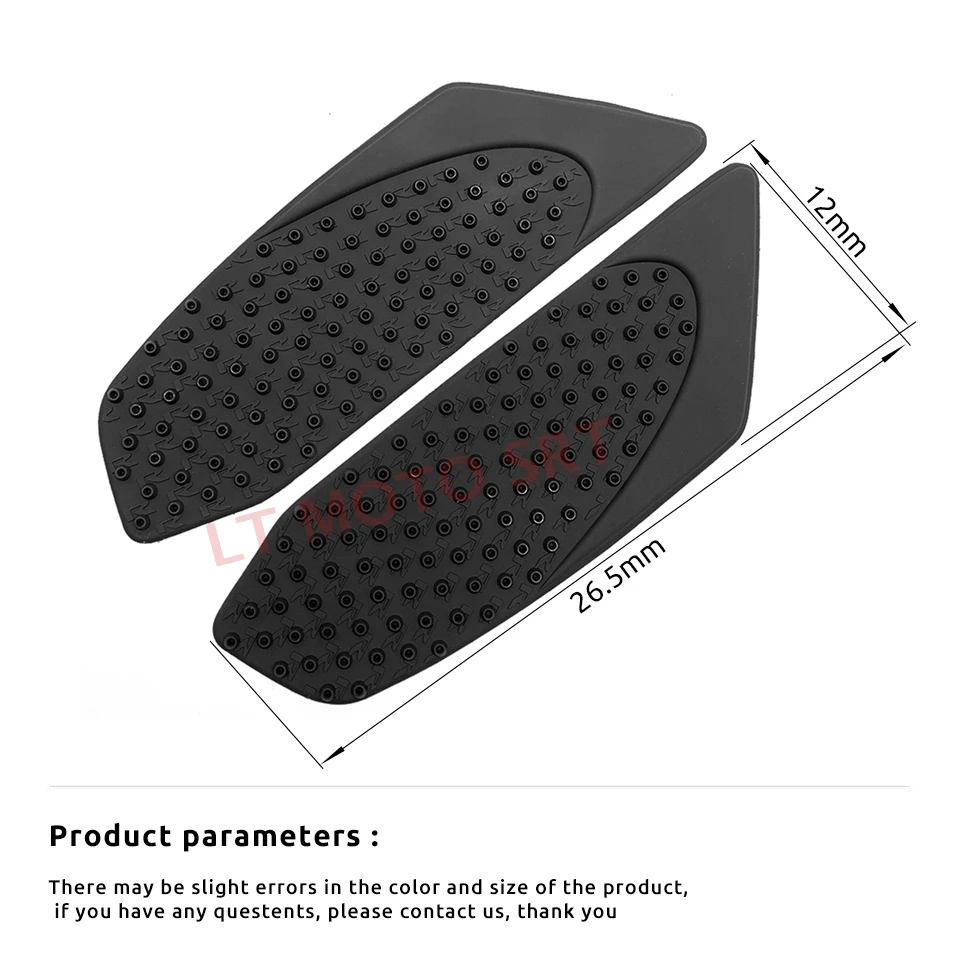 Almofada do tanque da motocicleta lado joelho tração aderência almofadas anti deslizamento adesivo se encaixa para aprilia rsv4 r rr rf 1100 fábrica 2010-2020