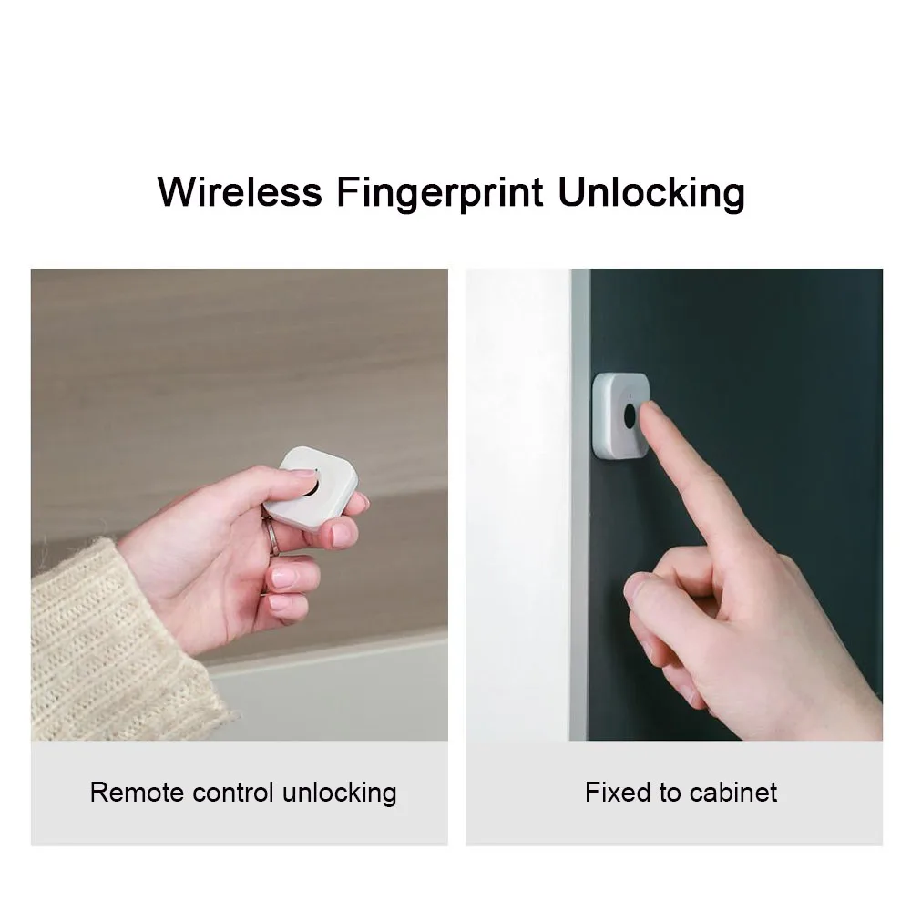 YEELOCK Smart Drawer Cabinet Lock Pro NFC/BT5.3 Wireless Control APP Unlock Anti-Theft Remote Keyless Lock for Child Safety File