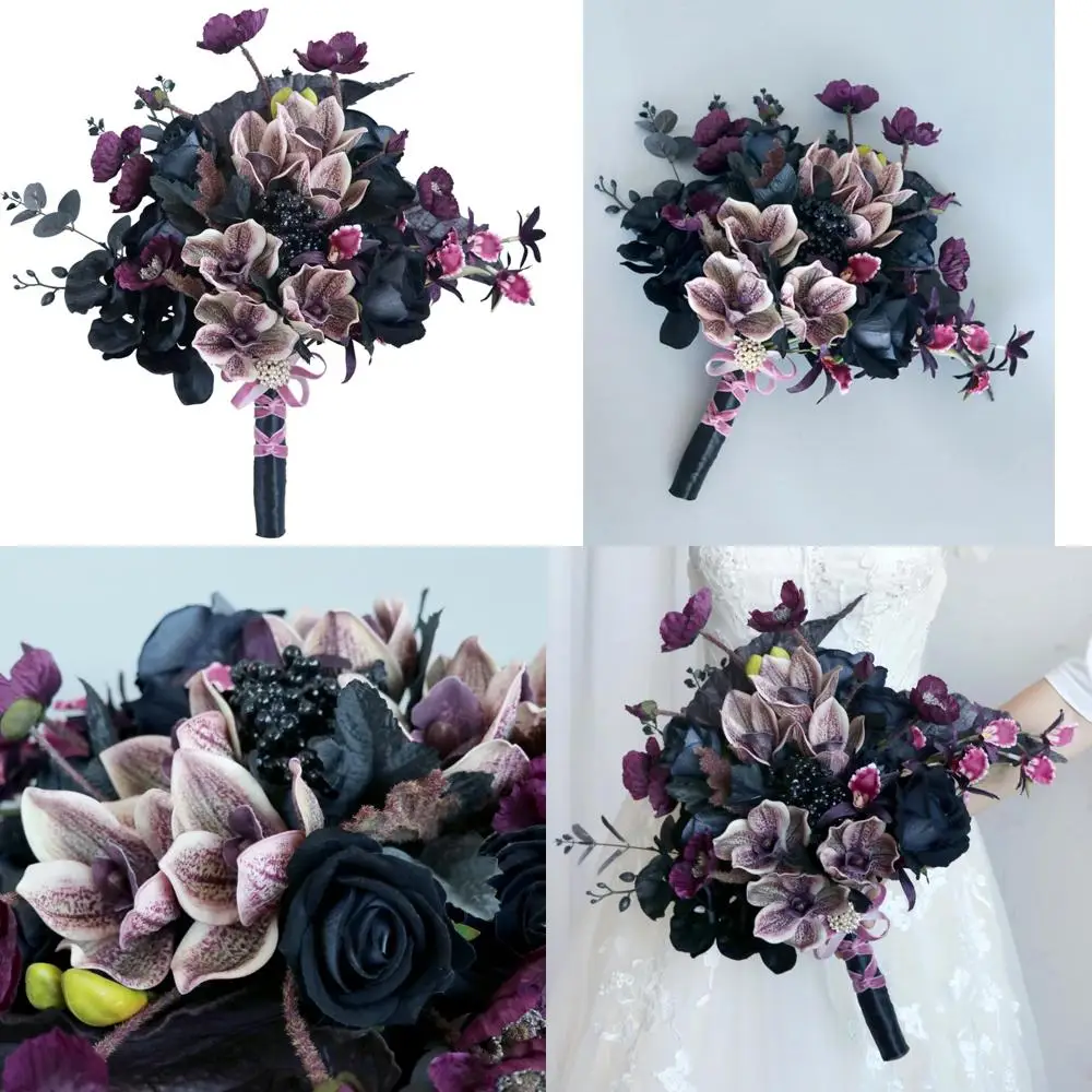 

Artificial Wedding Bouquet for Bride and Bridesmaids - Perfect for Ceremonies, Anniversaries, and Bridal Showers