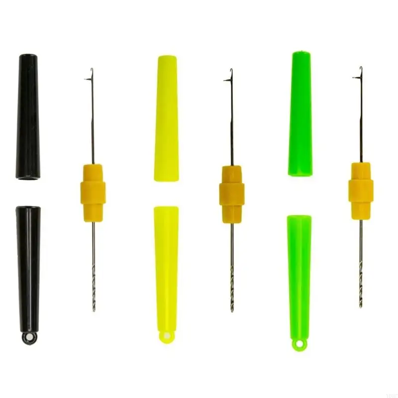 

Y08C Portable Fishing Baits Drill Fishing Baits Needle Drill Double Head Fish Drill Fishing Equipment Tool Easy to Use