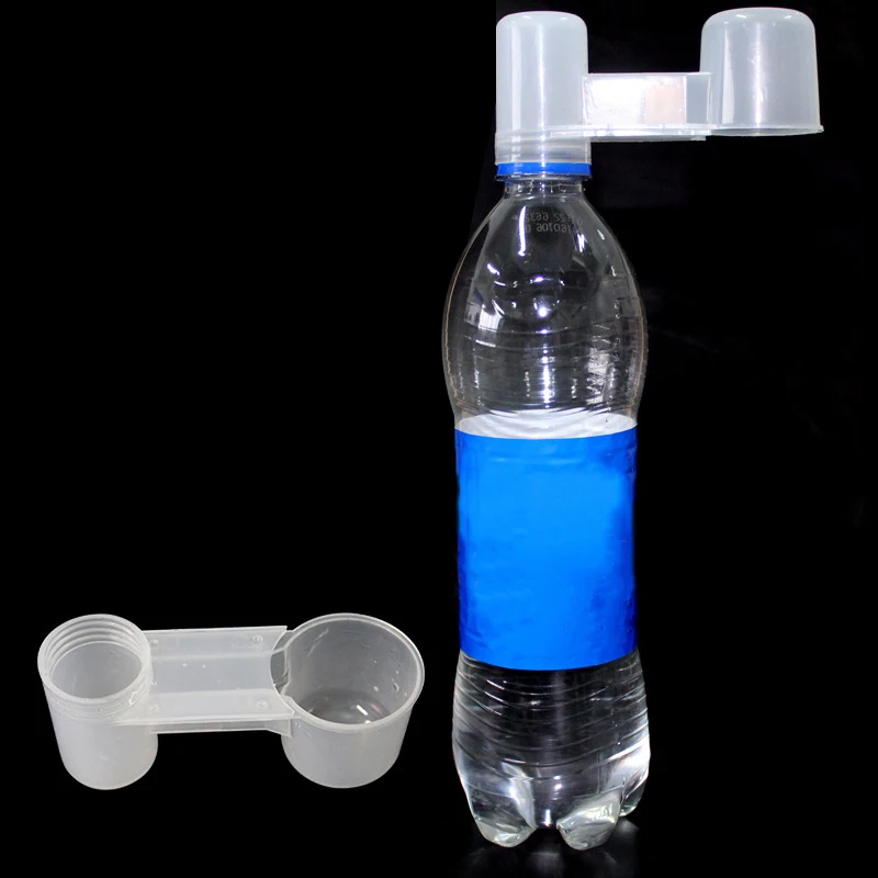 1pcs Plastic Pet Bird Drinker Feeder Water Bottle Cup For Chicken Pigeon