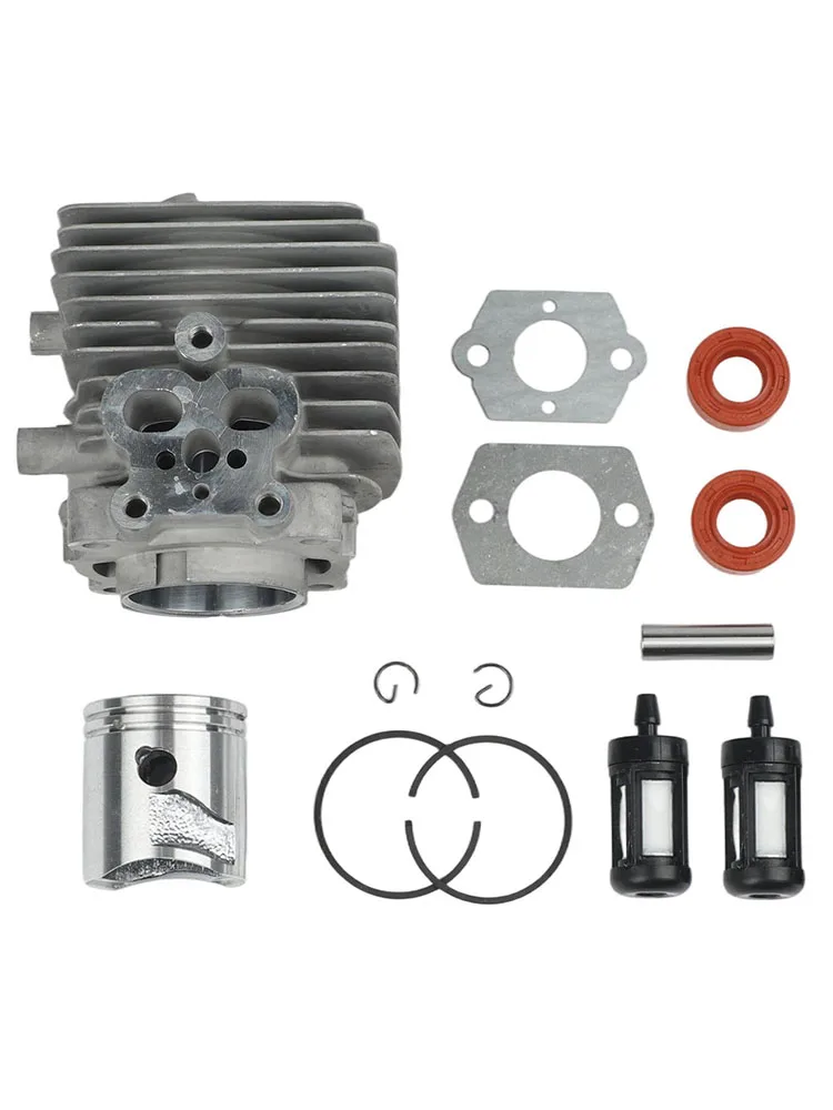 مجموعة إعادة بناء حشية جزء أداة الطاقة كجموعة أسطوانات الصورة تتضمن مجموعة حشيات معدنية لإصلاح معدات الحدائق