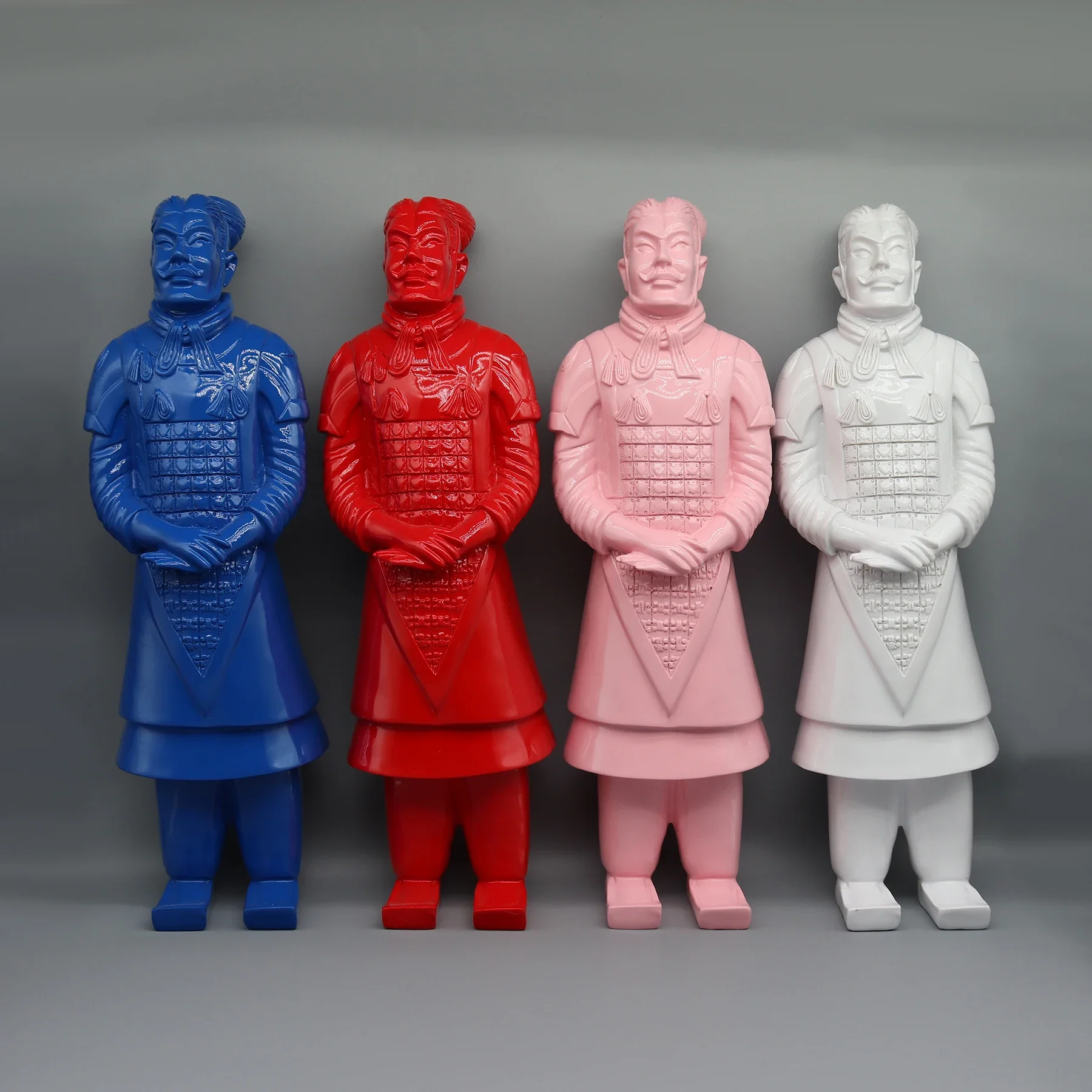

Qin's warrior statue, rezin material, terracotta warrior, home decoration