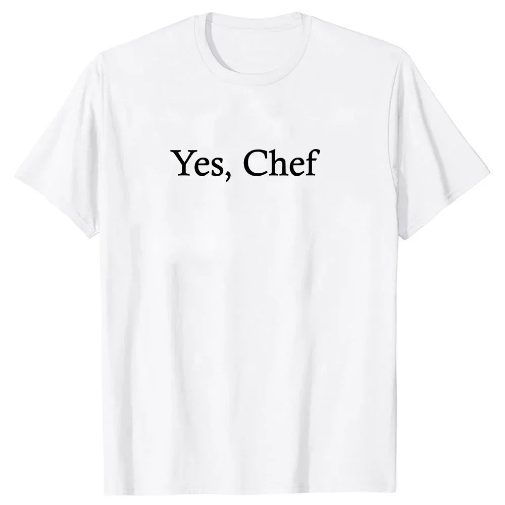 Cooking Graphic Short Sleeve Gifts T-shirt Funny Yes Chef Funny Restaurant Kitchen Sayings for Cooks Knife Retro BBQ T Shirtsman