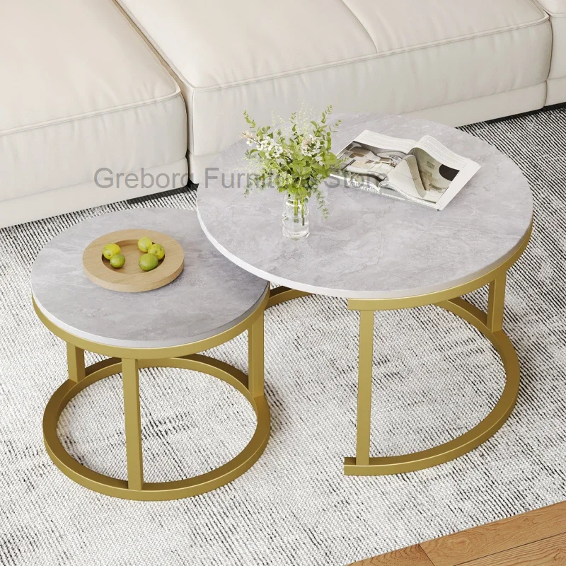 Tea Nordic Marble Table Coffee Nordic Luxury Glass Table Center Anti Scratch Muebles Para El Hogar Simplicity Furniture ZLXP