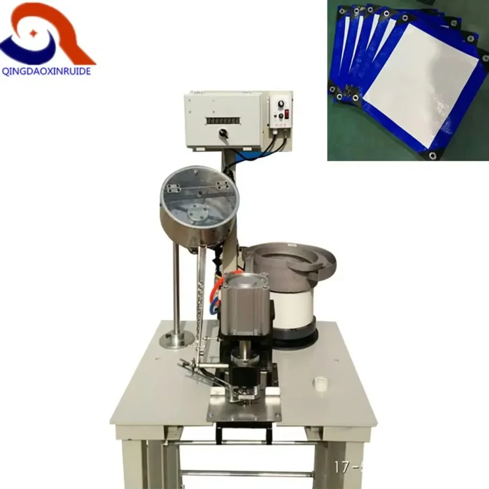 Fully Automatic Pneumatic Eyelet Button Hole Press Punching Machine Mainly For Tarpaulin