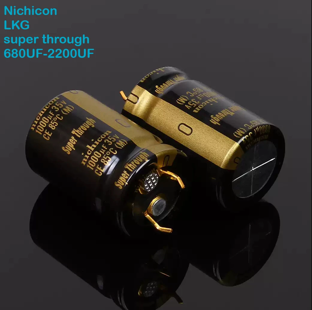 Image of 2 Stück Nichicon LKG TYPE-III 680UF 1000UF 2200UF 25V 35V 50V 63V 100V Super Through Audio Kondensator HI-FI KG kostenloser Versand