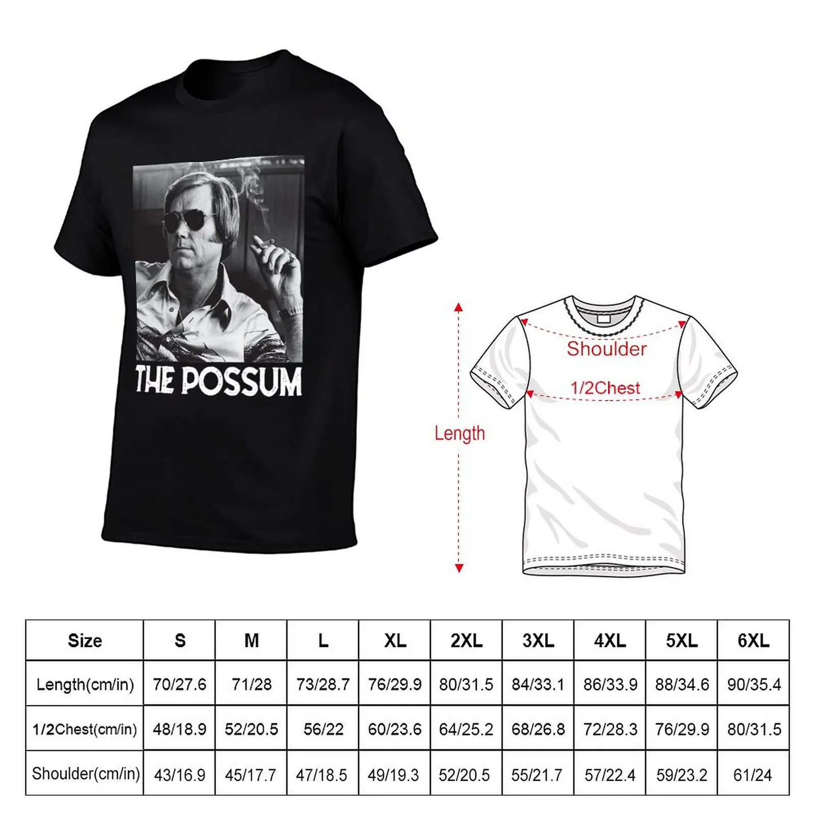 The Possum - George Jones T-Shirt Soft Durable Cotton T-Shirt