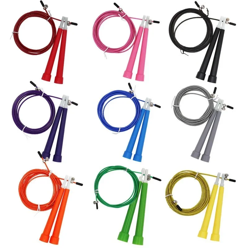 3M Jump Rope Cable Steel Adjustable Speed Handle Jump Rope Training Boxing Exercise Fitness