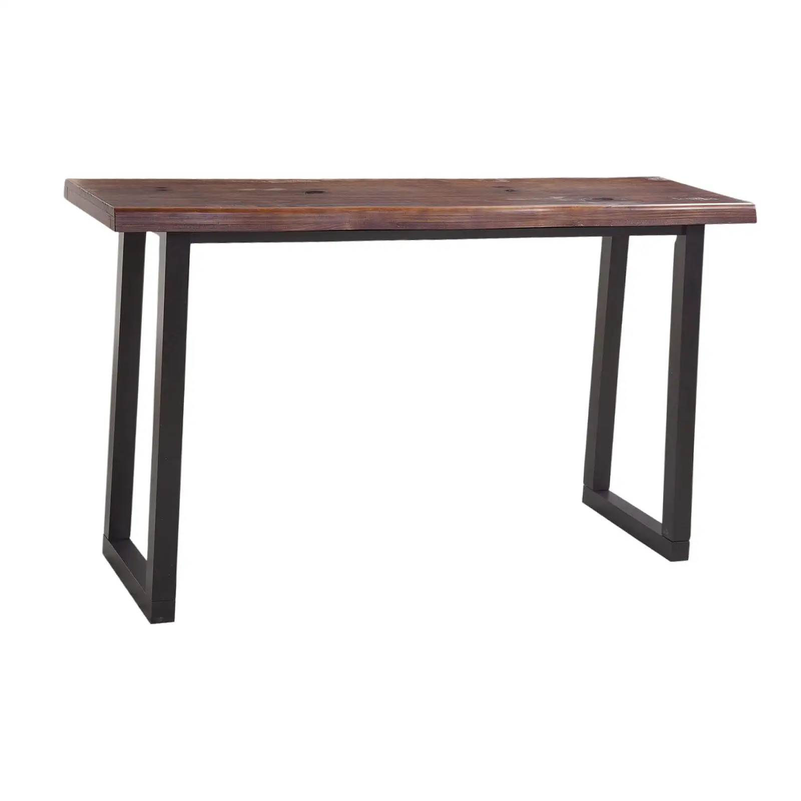 Live Edge Bar Table Furniture Rustic Space Saving Wood Brown Dining Table,End