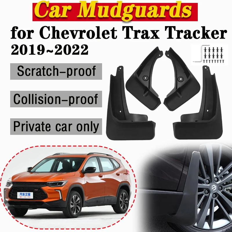 

Car Wheel Fender For Chevrolet Trax Tracker 2019 2020 2021 2022 Mud Flaps Guards Front Rear Mudguard MudFlaps Auto Accessories