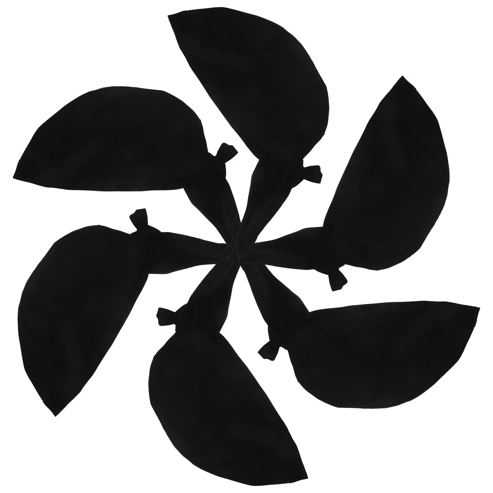 6 pezzi cappello da cuoco fascia durevole cucina cappelli da cucina per ristorante café panetteria barbecue panno di cotone unisex berretti uniforme