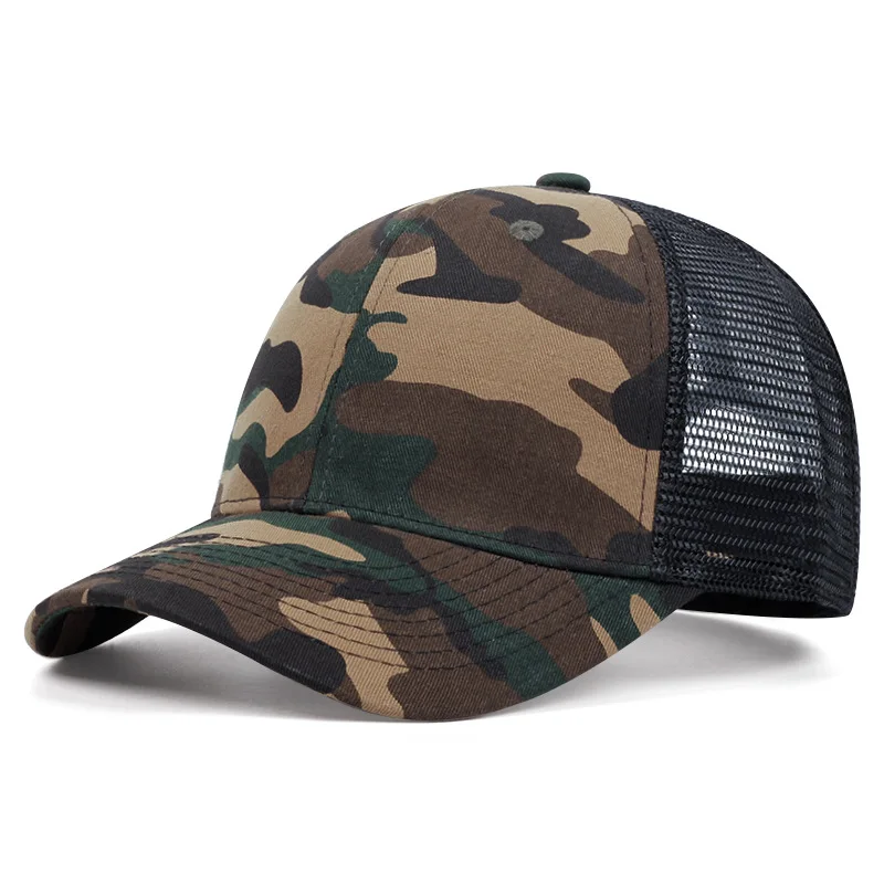 1 Stück Belüftete Mesh-Baseballkappe für Damen und Herren, Erwachsenen-Netzkappe mit Flachem Gebogenem Schirm, Atmungsaktive Sommer-Sonnenschutzkappe, Frühlings-Trucker-Cap – Detail 7