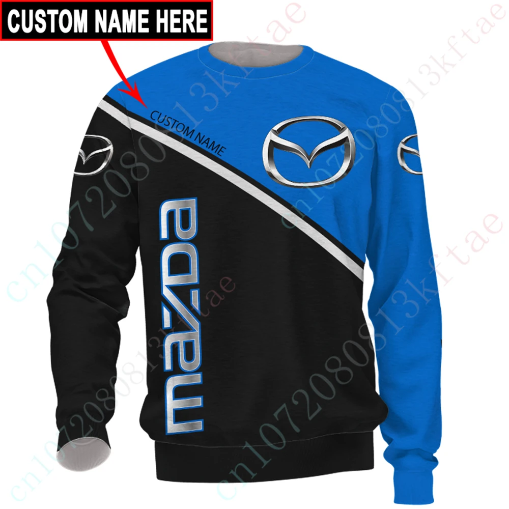 

Mazda Sweatshirt Unisex Clothing 3D Printing O Neck Long Sleeve Top Anime T Shirt For Men Women Casual T-shirts Custom Logo