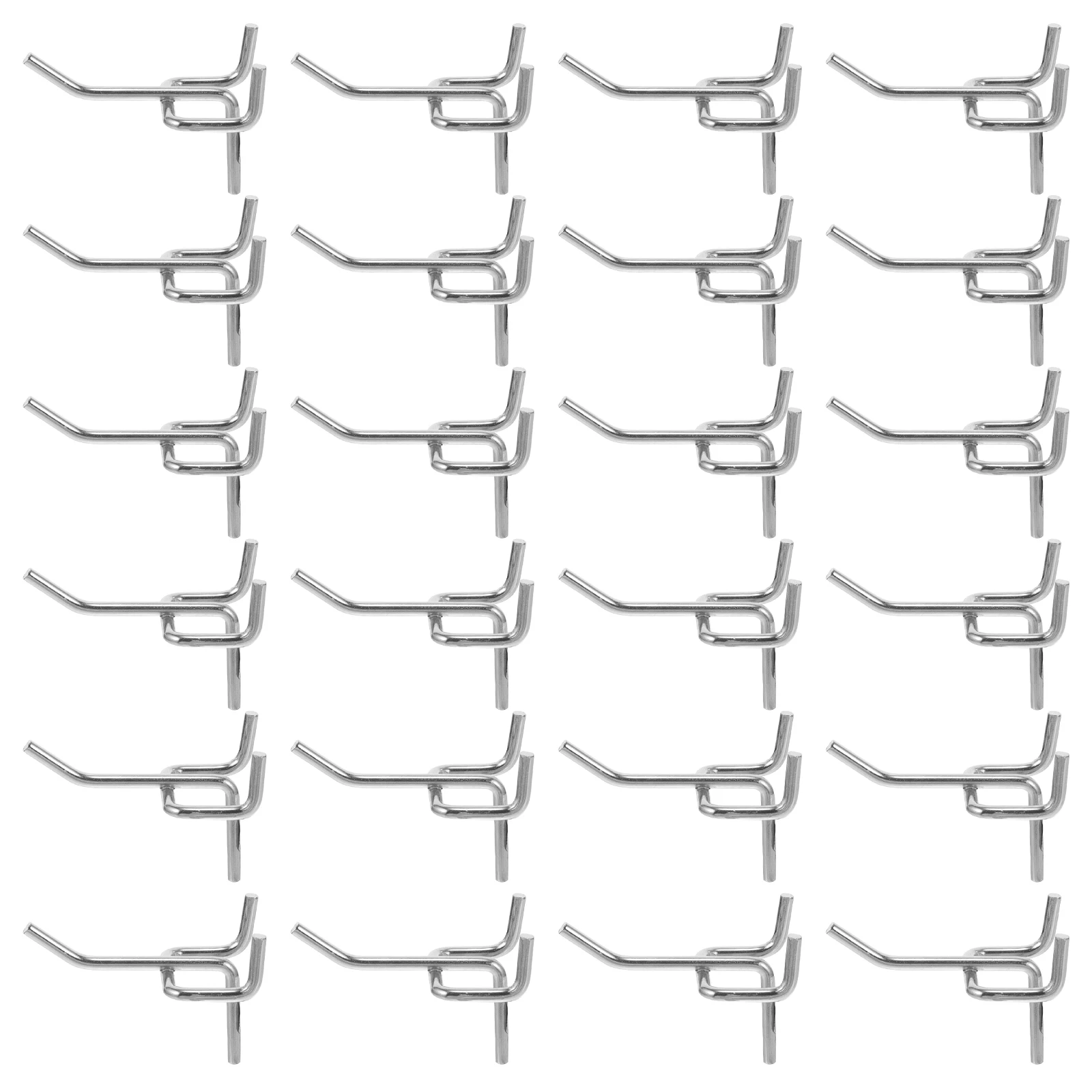 

50 pcs Tool Hooks Heavy Duty Electroplated Pegboard Hooks for Wall Shelving Organizer Garage Workshop