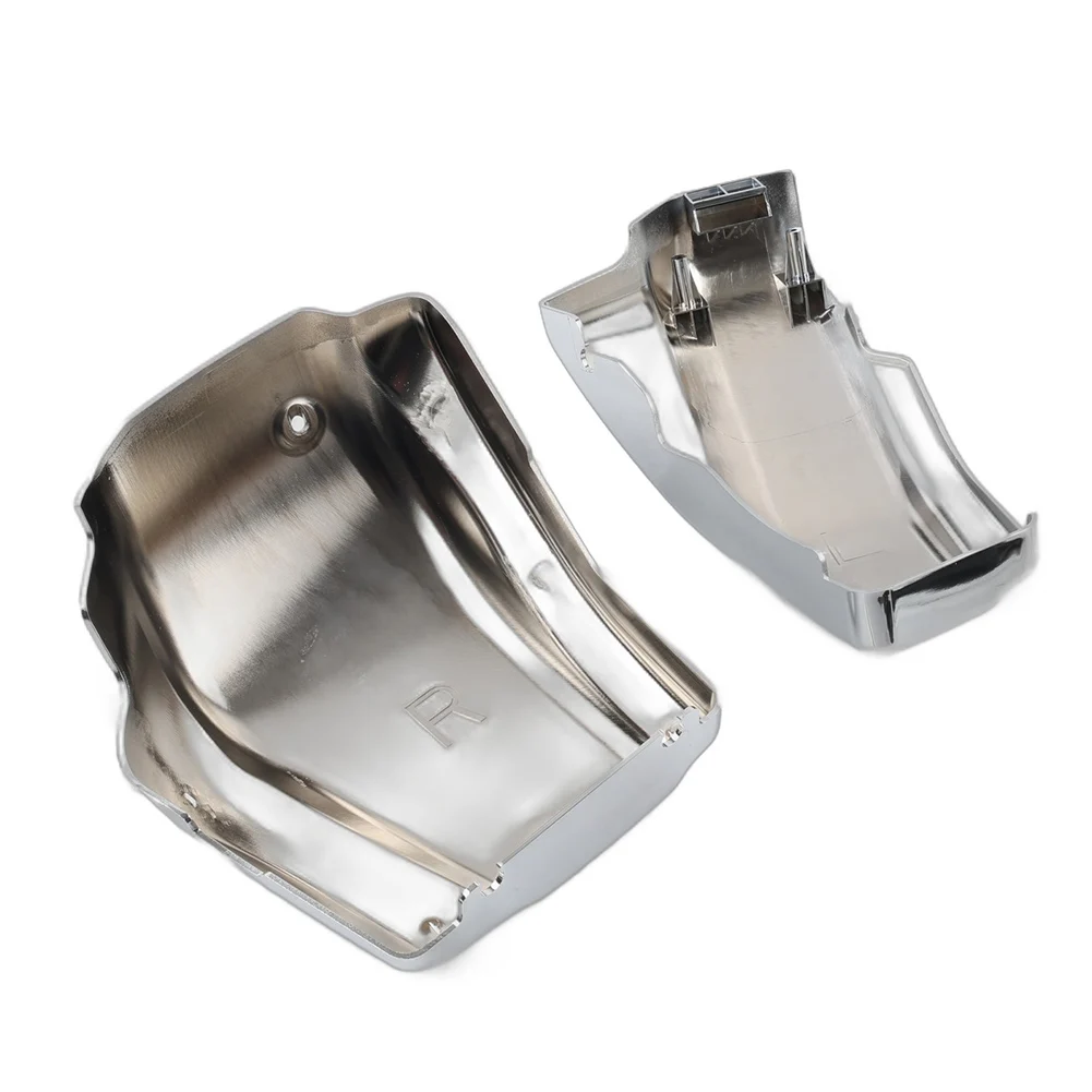 Motorcycle Battery Side Covers Fairing Left & Right 2Pcs For Yamaha Dragstar Vstar XVS1100 Custom 1999-2011 Chrome/Glossy Black view 6