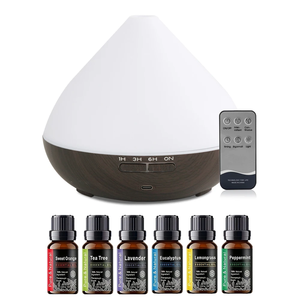 

Ultrasonic Smart Diffuser with Remote Control, Color LED, Humidifier and Aromatherapy for Quiet Relaxation