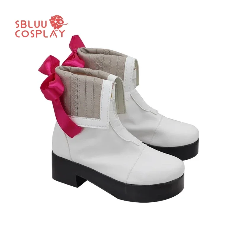 SBluuCosplay Gioco Honkai Impact 3rd Theresa Apocalypse Scarpe Cosplay Stivali su misura