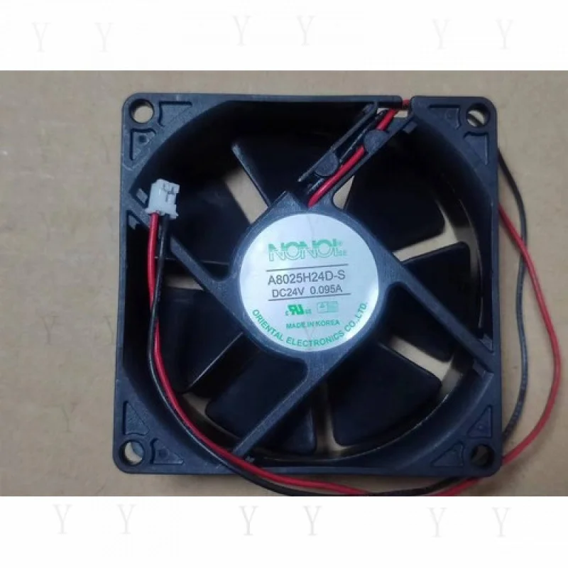 

Вентилятор Y+ для NONOIse A8025H24D-S, 24В, 0.095А, 80*80*25мм, 2-контактный