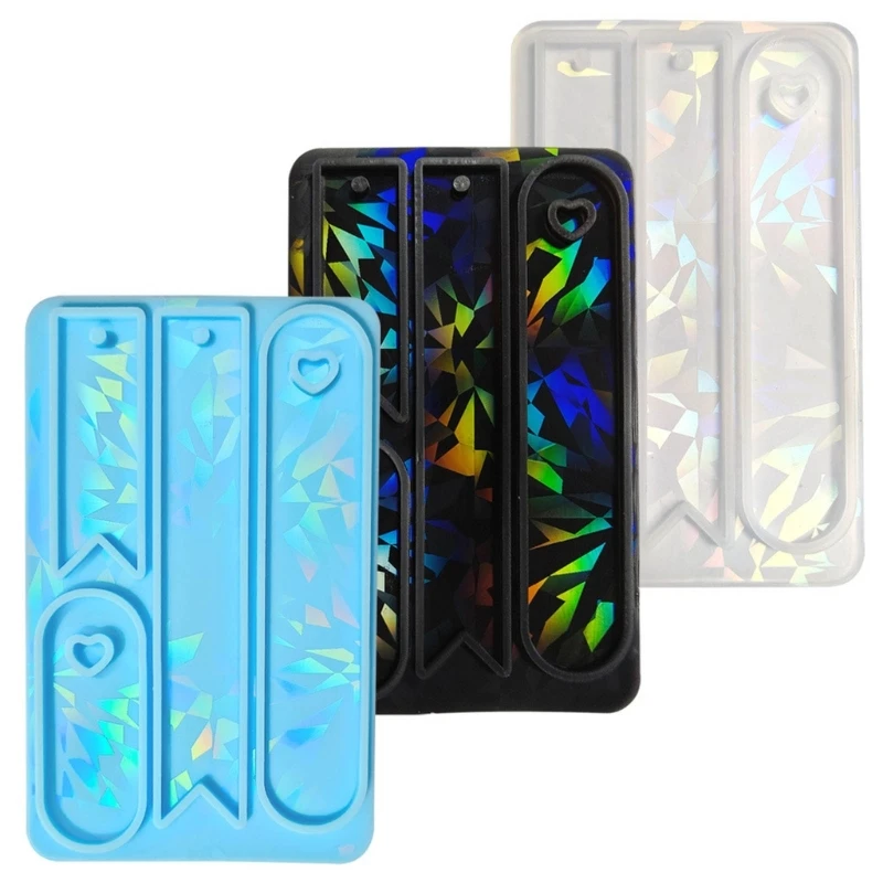 Ribbon Shaped Silicone Molds Lasers Bookmarks Mould Craft Store Decoration F3MD