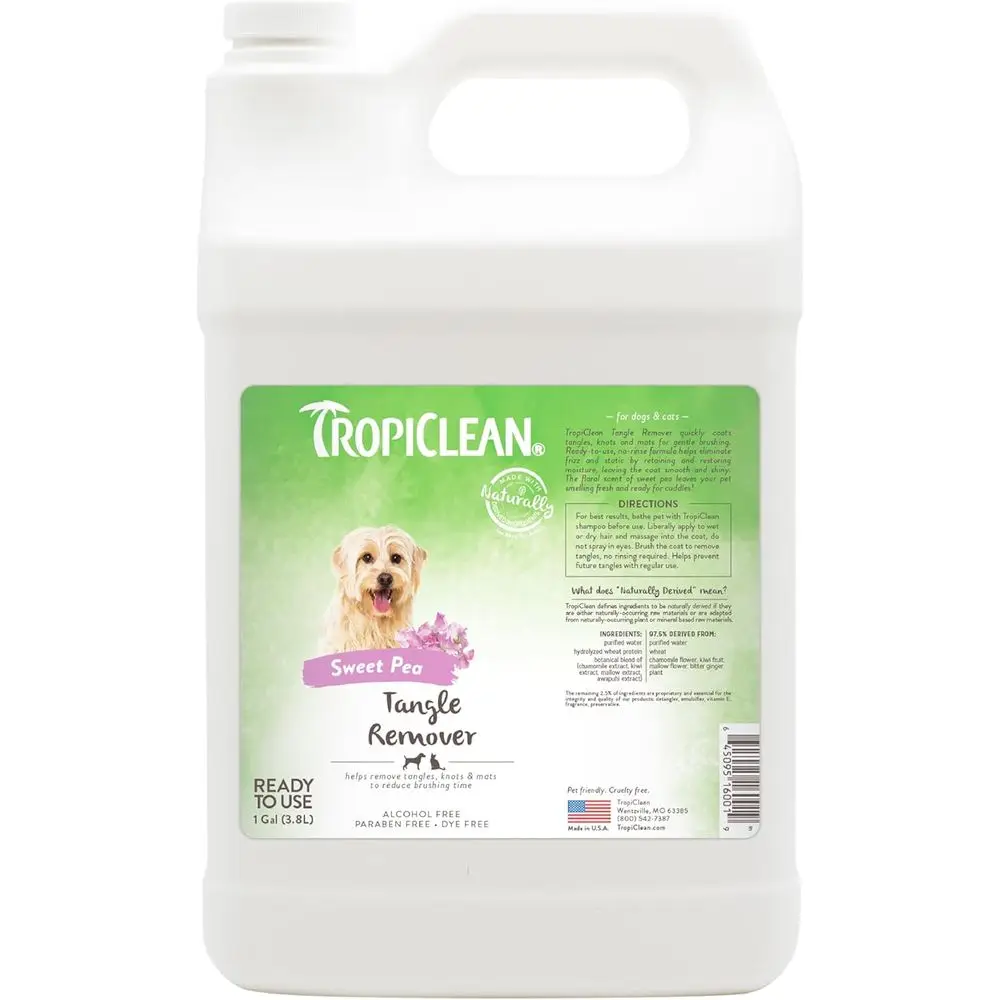 

Natural Der Spray for Cats & Dogs | Dematting Conditioner | 1 Gallon, USA Made