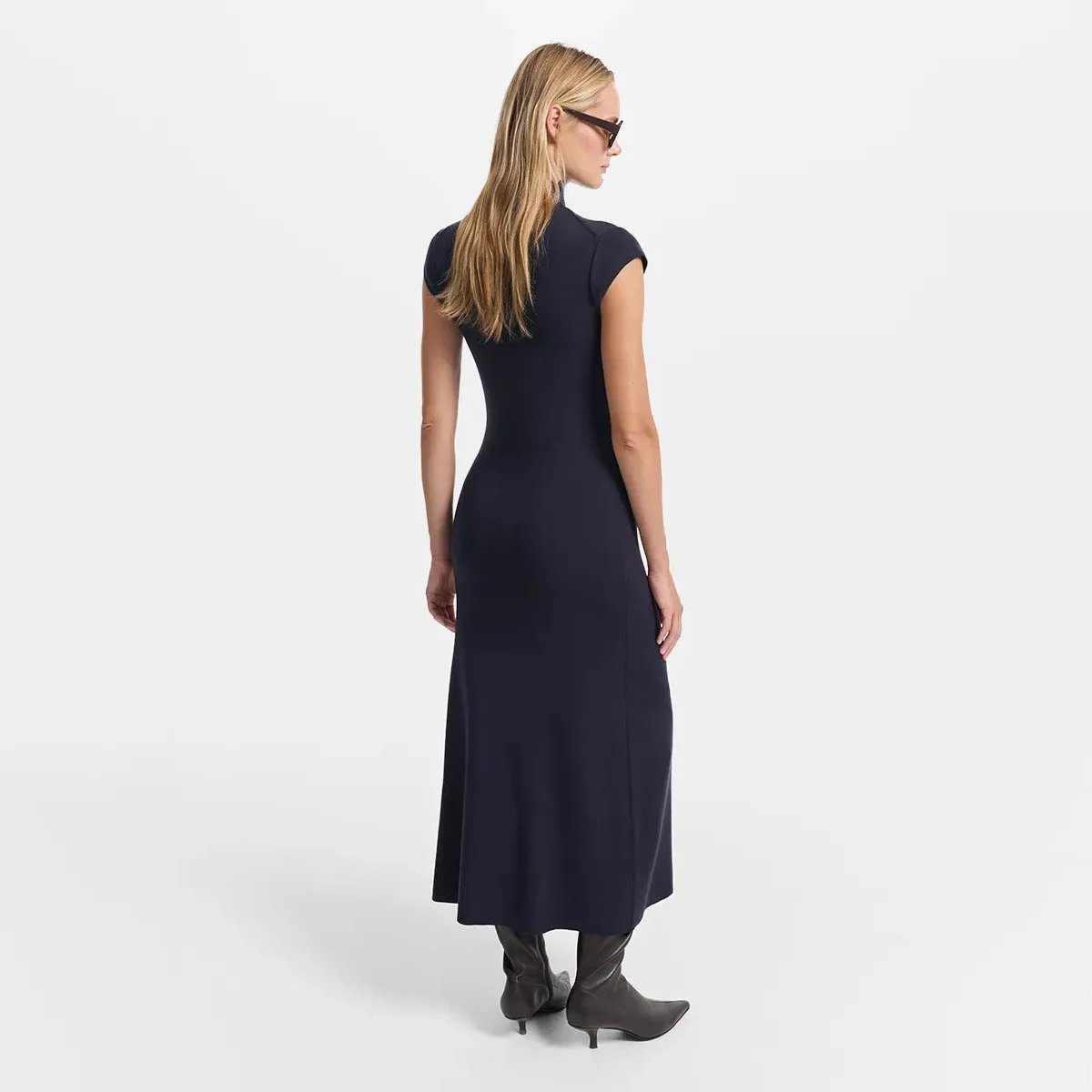 فستان KWTX أنيق منسوج أنيق موضة ربيع وصيف 2026 للحفلات والمكتب ملابس الشارع تصميم بسيط ومتطور #3