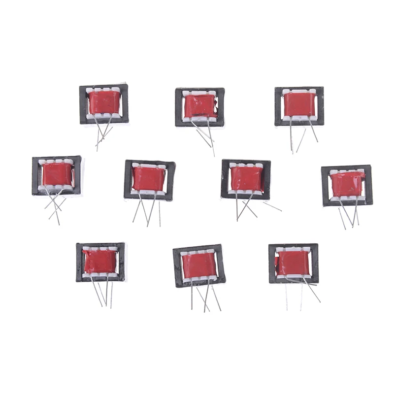 10 Chiếc Đỏ Hợp Kim Niken Âm Thanh Biến Hình 600:600 Ohm Châu Âu 1:1 EI14 Hiệu Quả Cao Cô Lập Biến Hình Chuông
