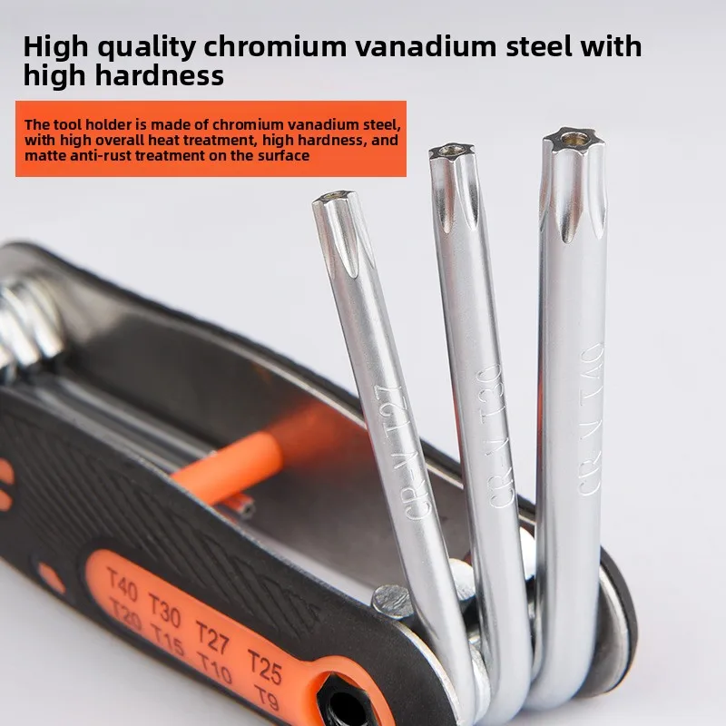 للطي سداسية أداة مفتاح الربط مجموعة متري الإمبراطوري البرقوق مفك العالمي 6 زاوية الداخلية سداسية وجع